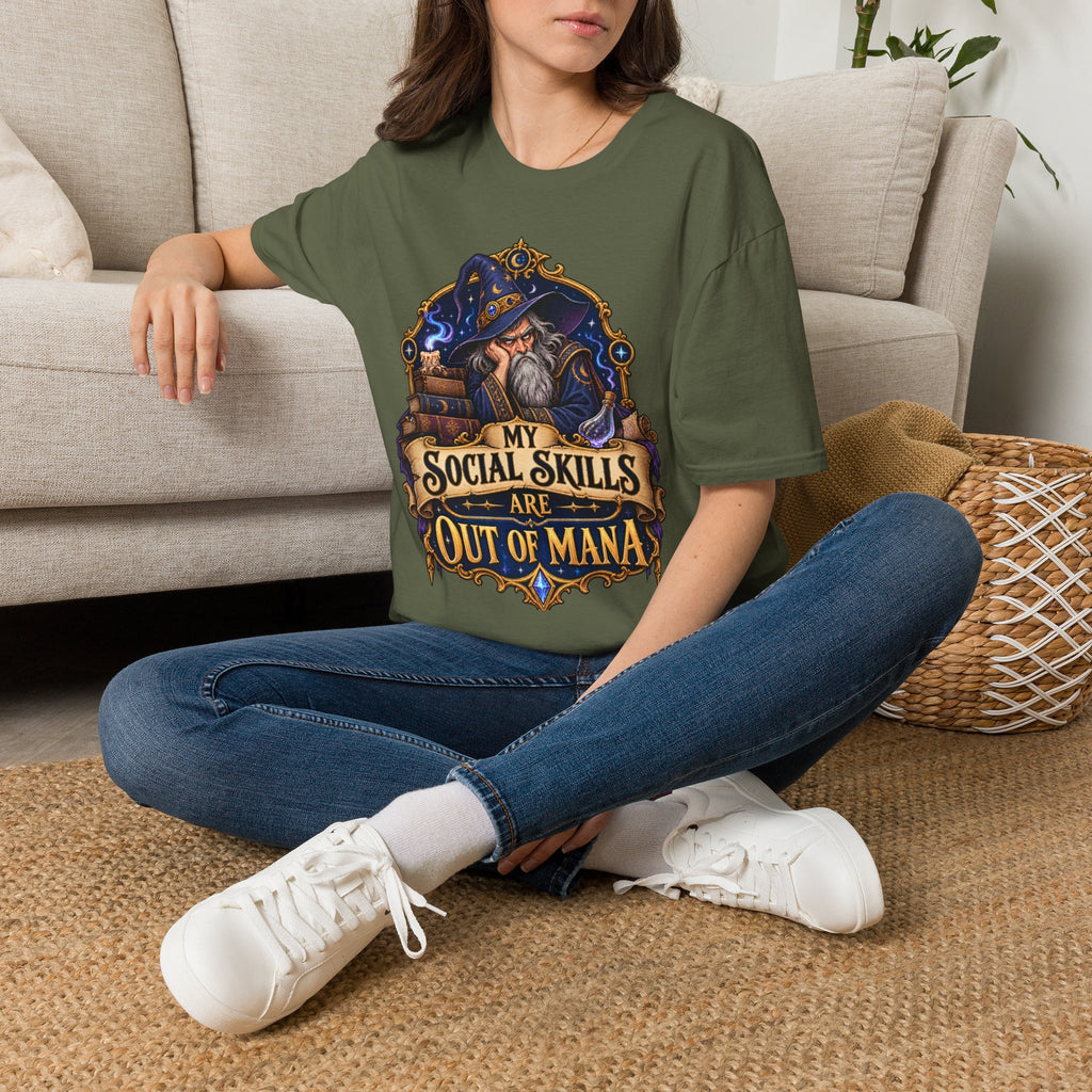 My Social Skills Are Out of Mana - TTRPG Funny T-Shirt