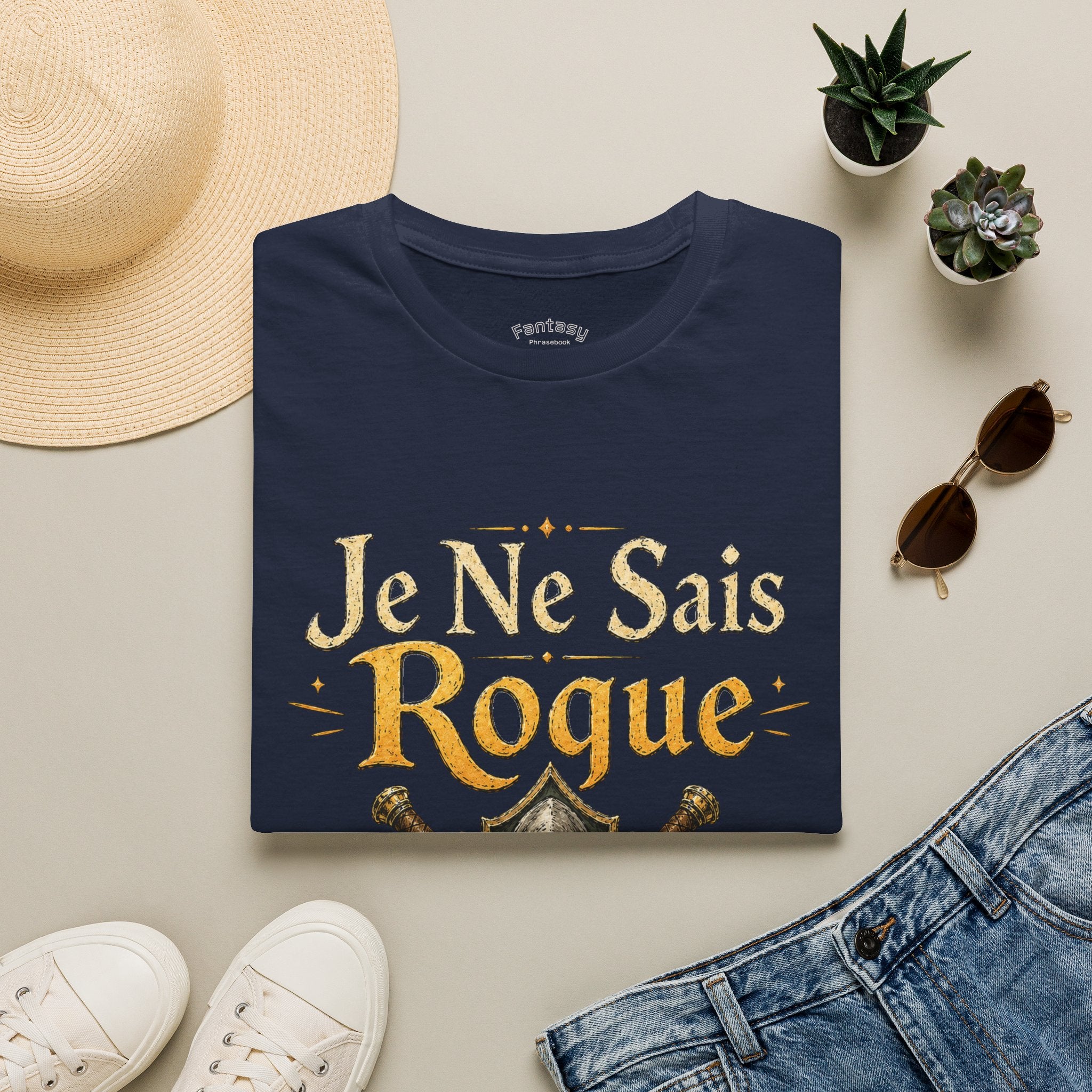 Je Ne Sais Rogue T-Shirt | Rogue Gaming Class Typography
