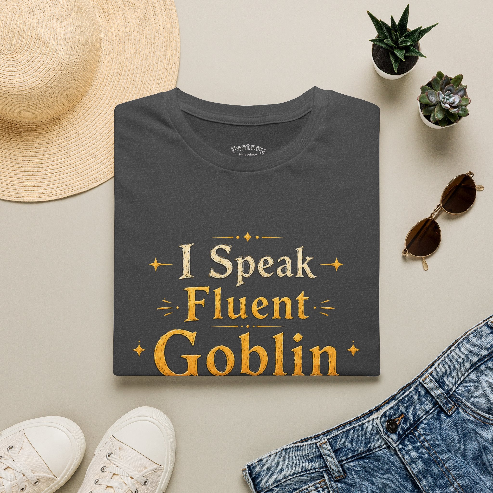 I Speak Fluent Goblin T-Shirt | Fantasy Creature Graphic Tee