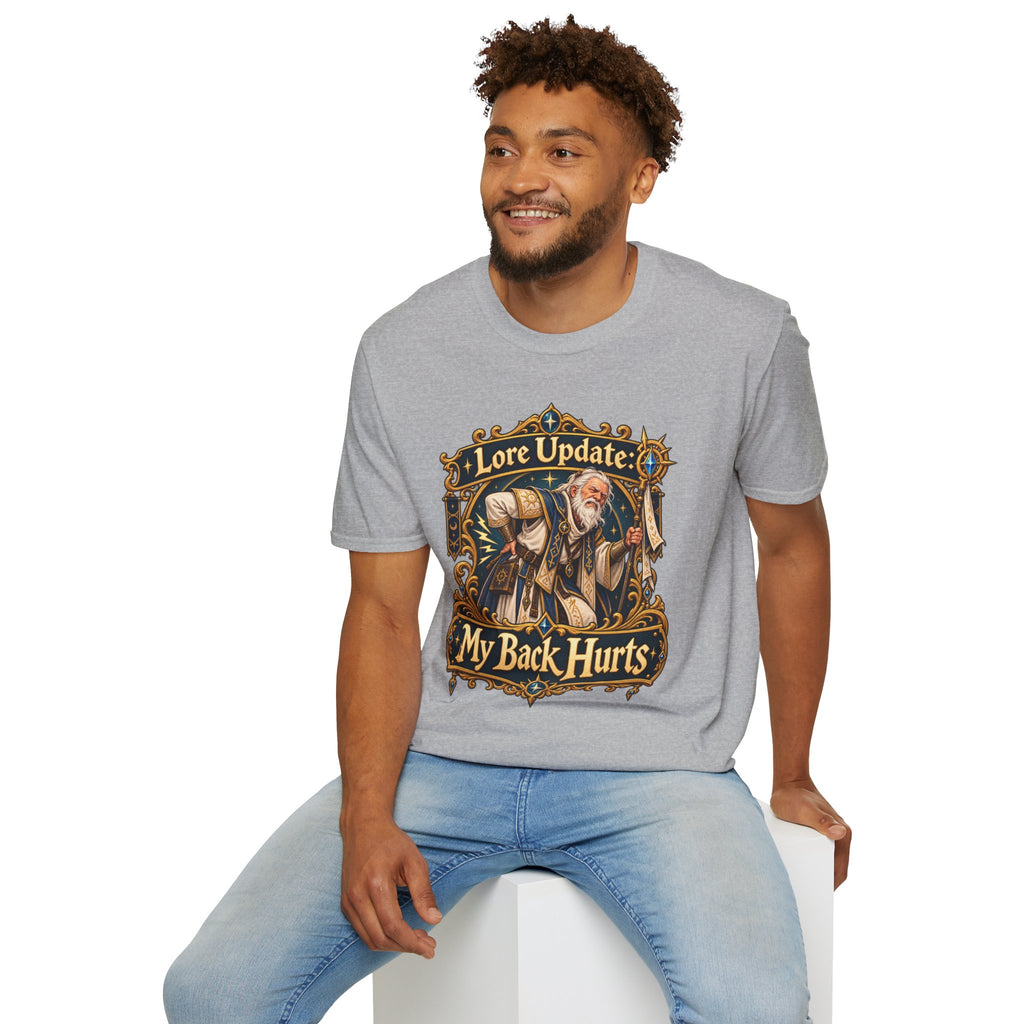 Lore Update My Back Hurts - Fantasy TTRPG Adventure T-Shirt