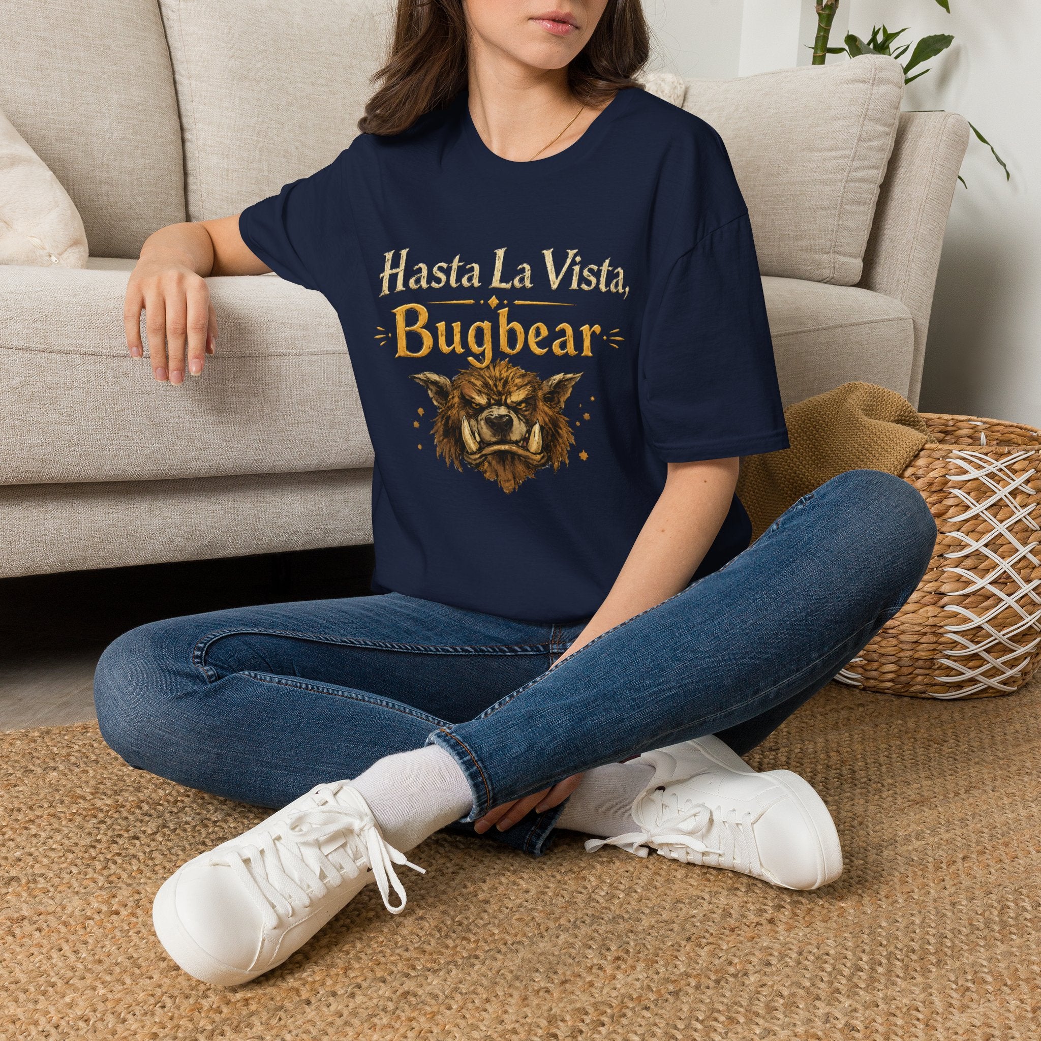 Hasta La Vista Bugbear T-Shirt | Fantasy Monster RPG Tee