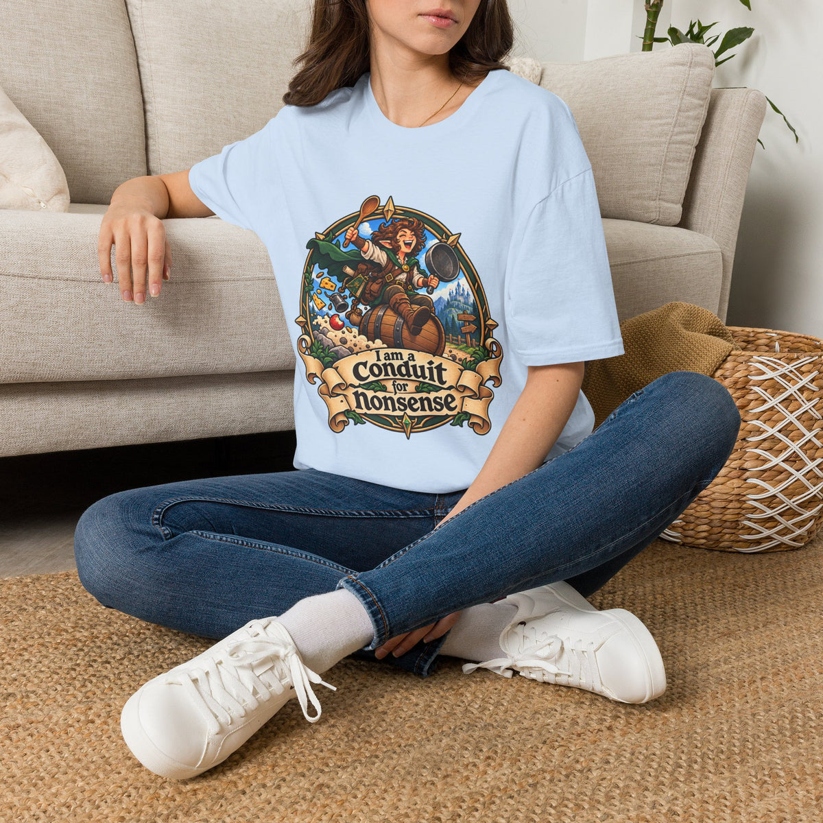 I Am a Conduit for Nonsense - TTRPG Humor T-Shirt