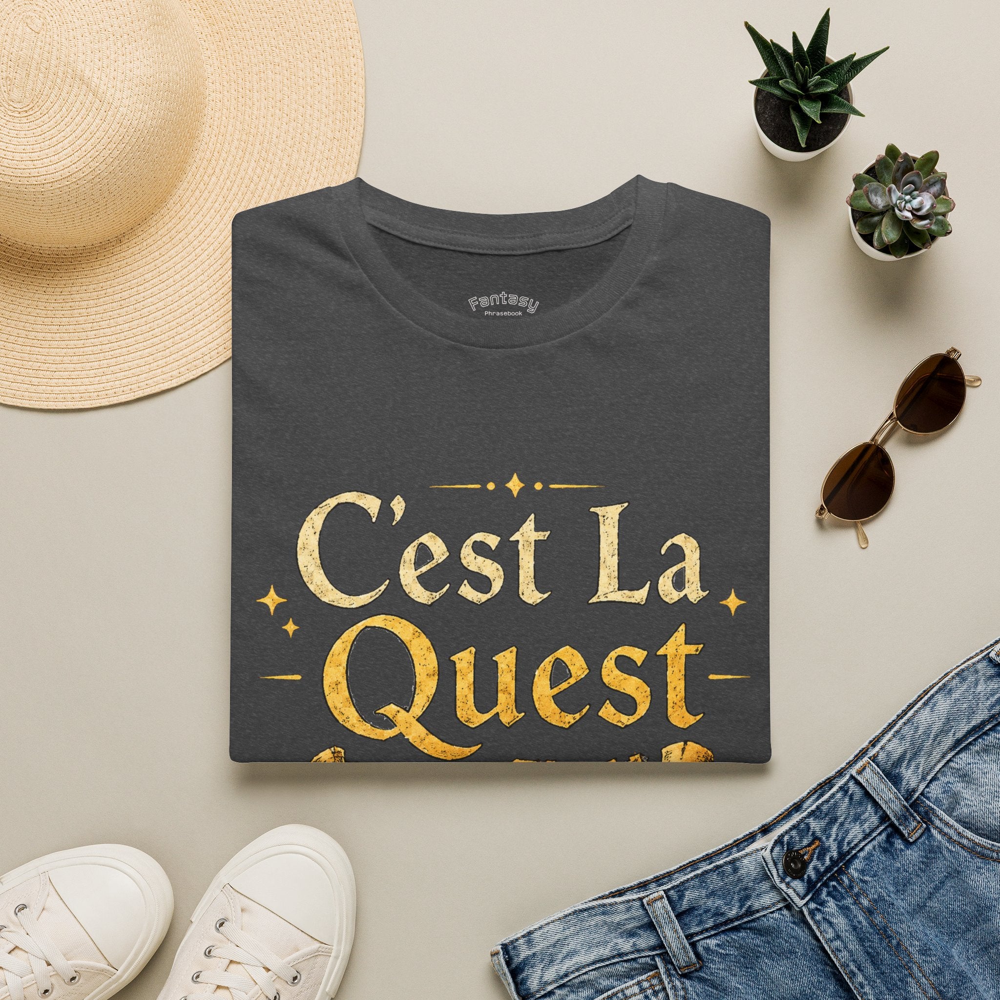 C'est La Quest T-Shirt | RPG Map Treasure Design