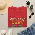 Do You Speak Dwarf T-Shirt | Funny Tabletop Gaming Design, Crossed Runic Hammers