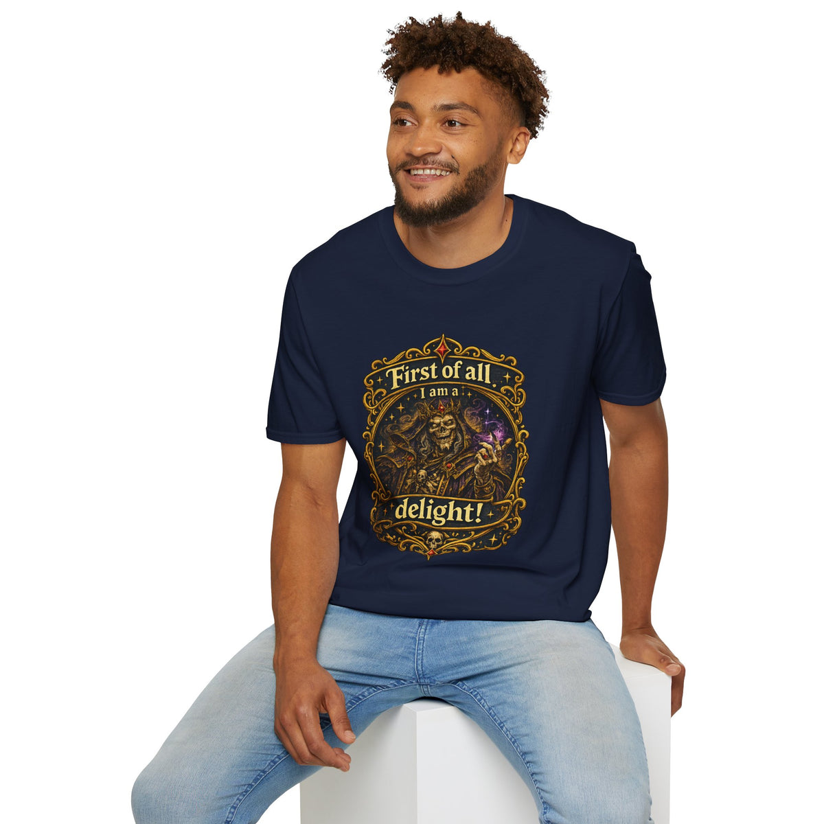 “First of All I Am a Delight” Fantasy Graphic Tee