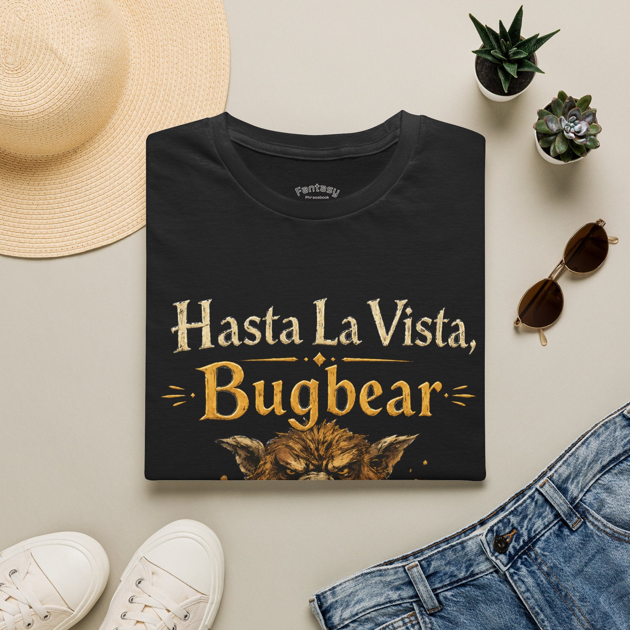 Hasta La Vista Bugbear T-Shirt | Fantasy Monster RPG Tee