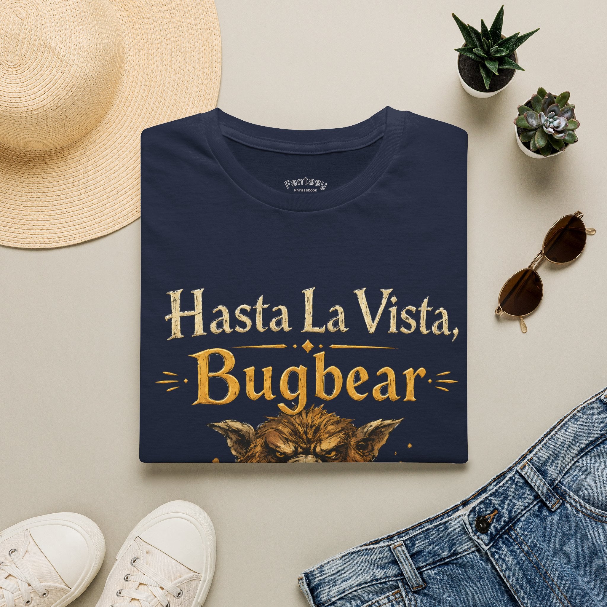 Hasta La Vista Bugbear T-Shirt | Fantasy Monster RPG Tee