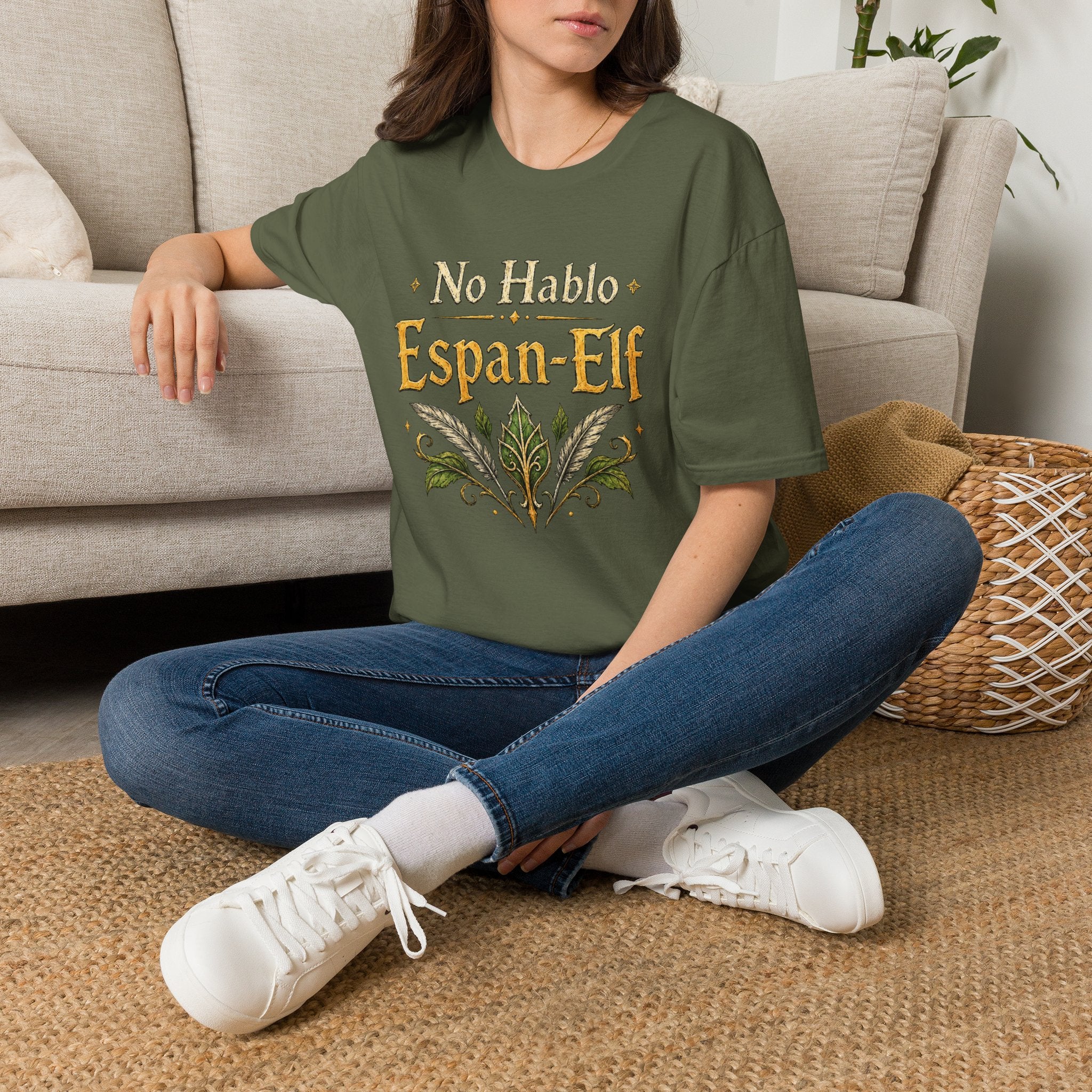 No Hablo Espan-Elf T-Shirt | Elf Fantasy Quote Tee