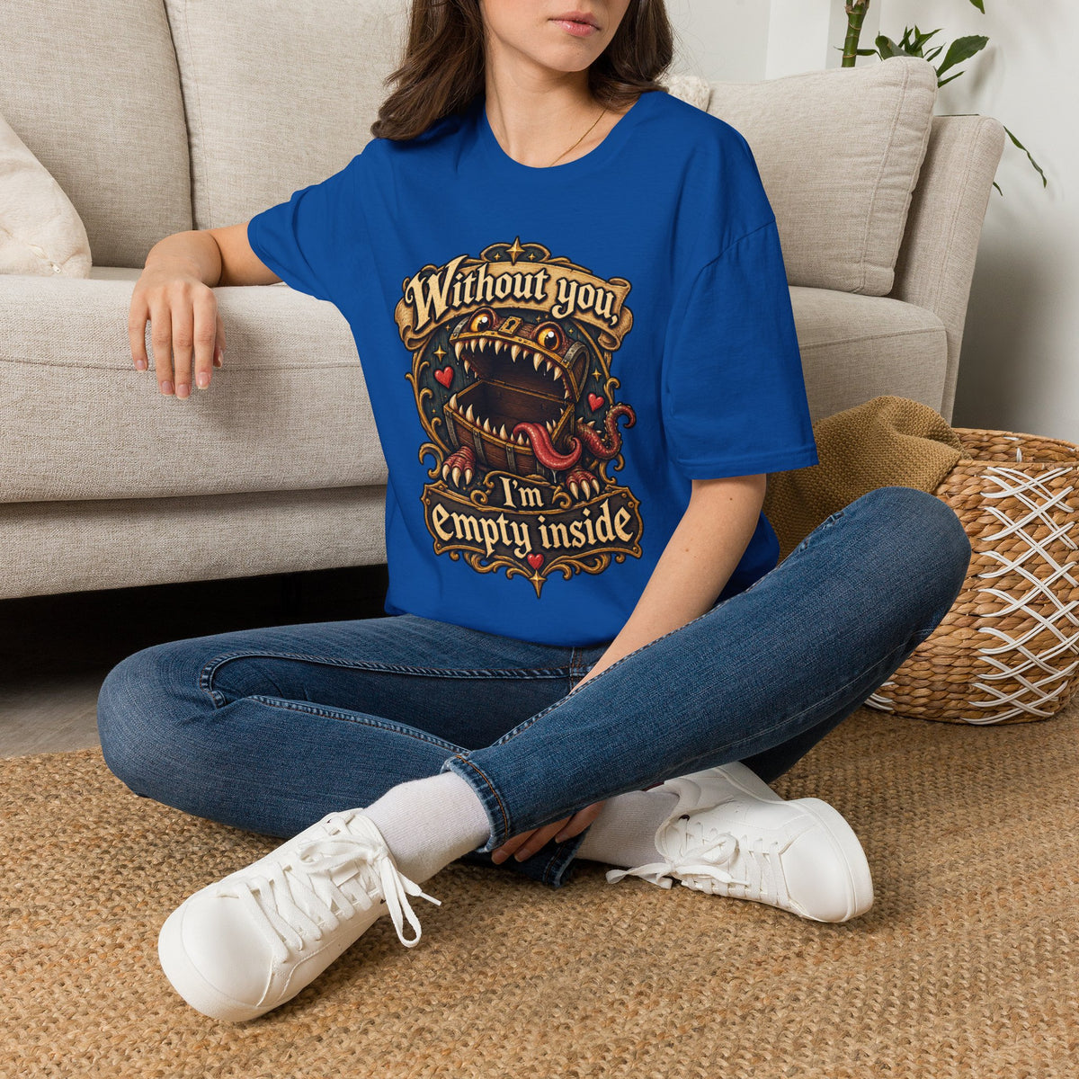 ‘Without You I’m Empty Inside’ Graphic TTRPG T-Shirt