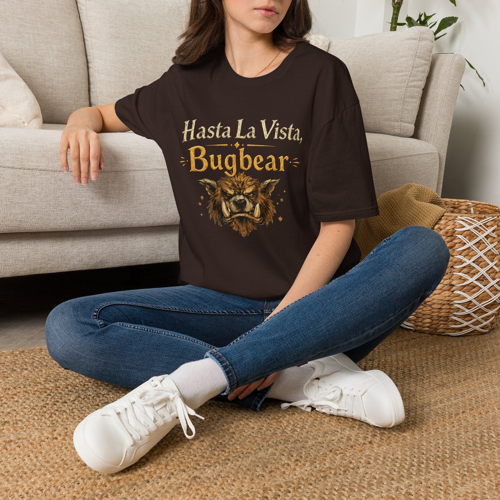 Hasta La Vista Bugbear T-Shirt | Fantasy Monster RPG Tee