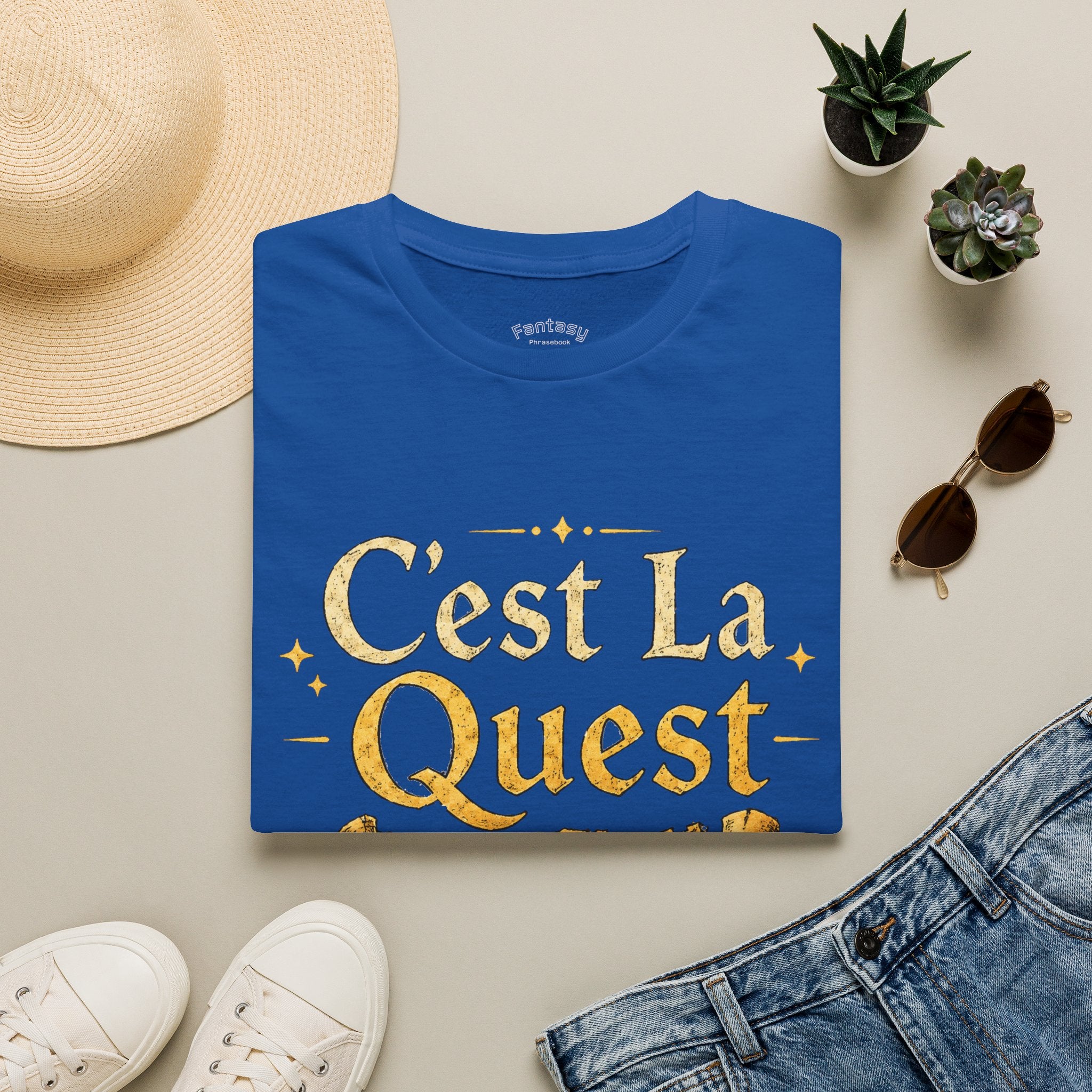 C'est La Quest T-Shirt | RPG Map Treasure Design