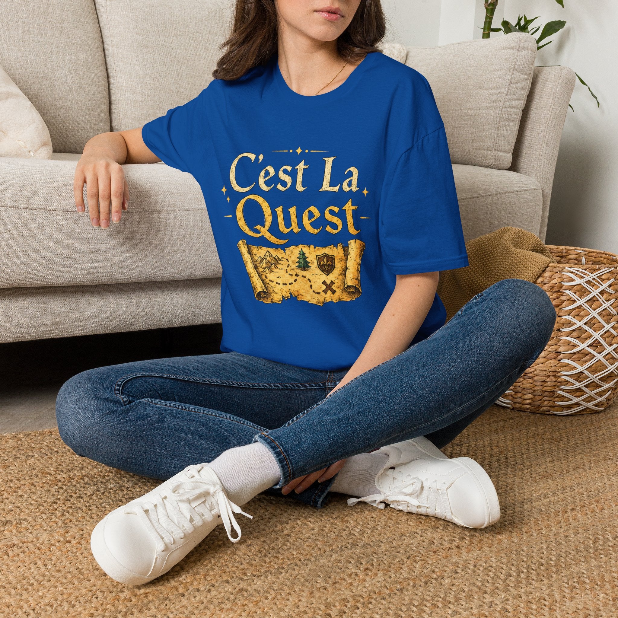 C'est La Quest T-Shirt | RPG Map Treasure Design