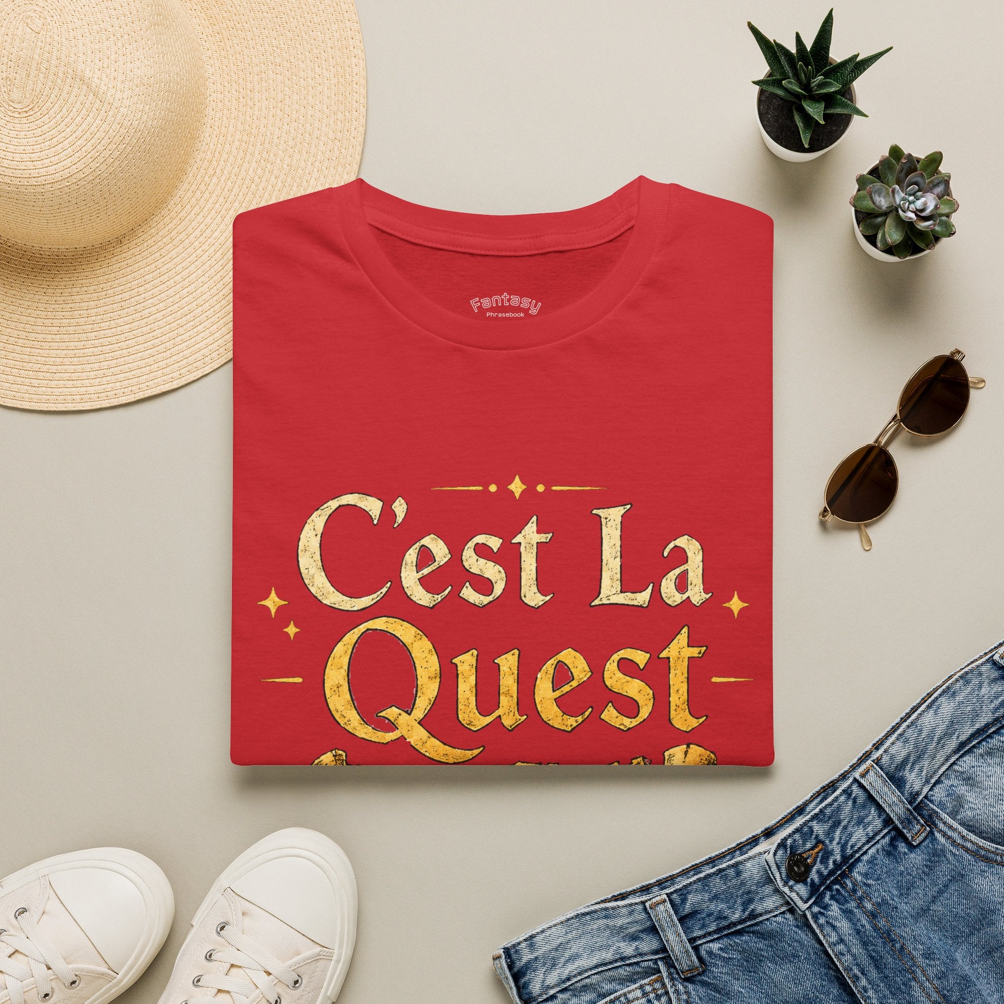 C'est La Quest T-Shirt | RPG Map Treasure Design