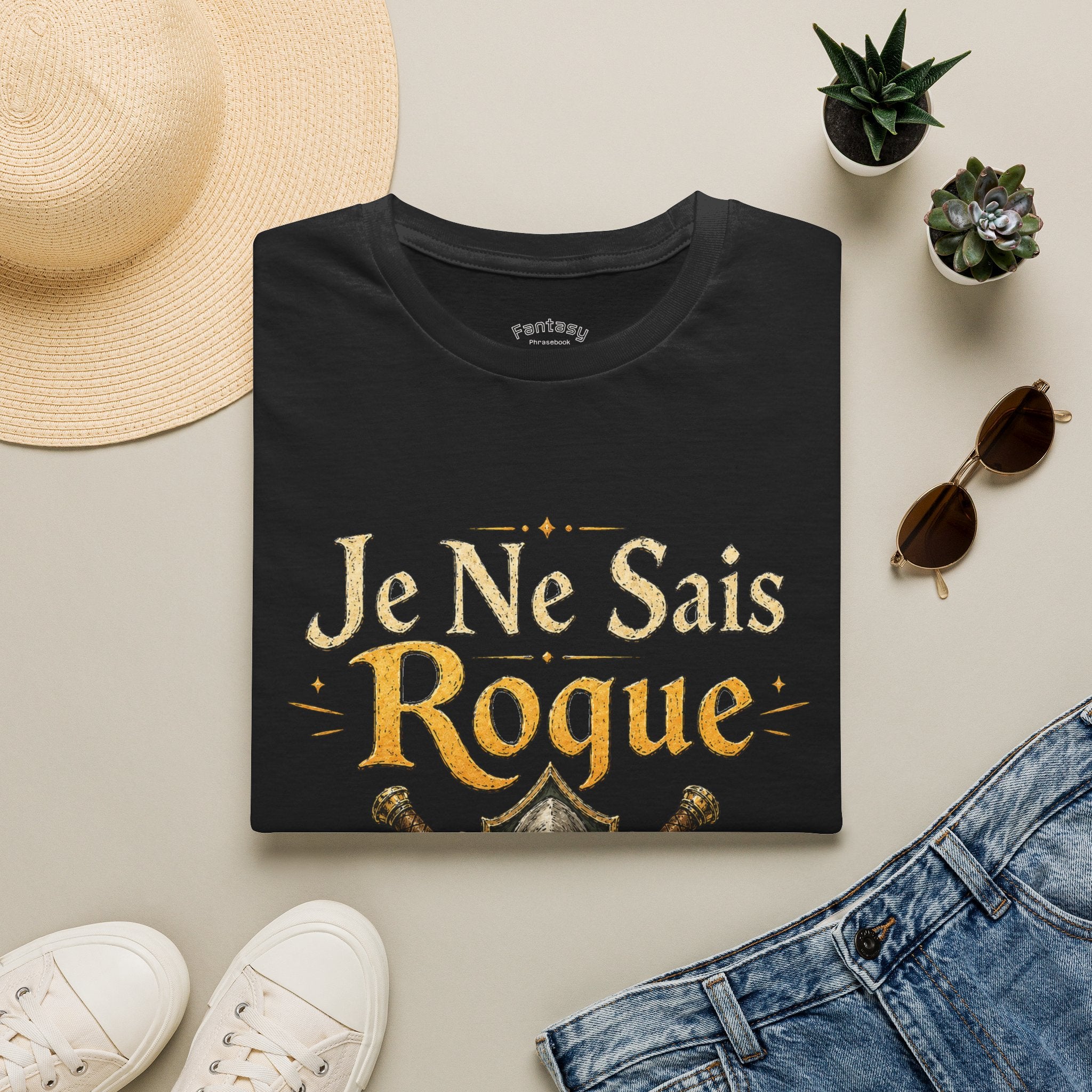 Je Ne Sais Rogue T-Shirt | Rogue Gaming Class Typography