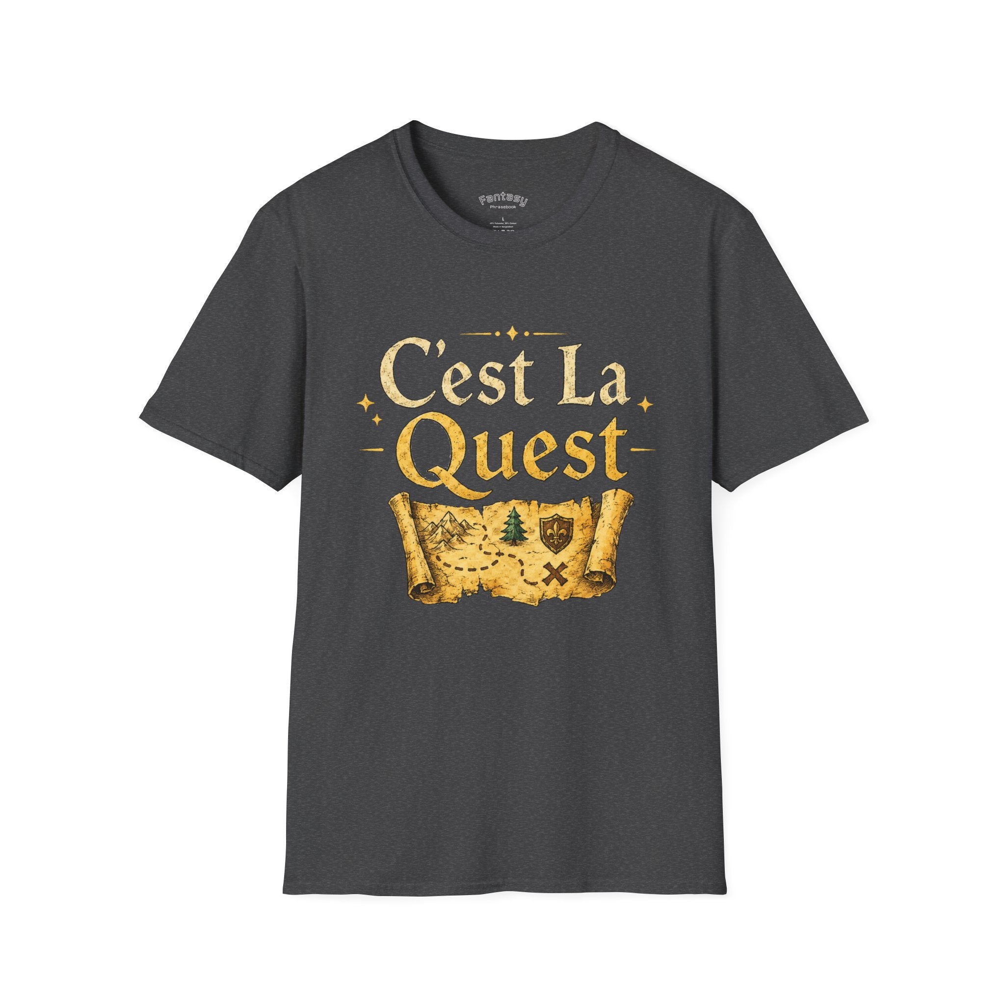 C'est La Quest T-Shirt | RPG Map Treasure Design