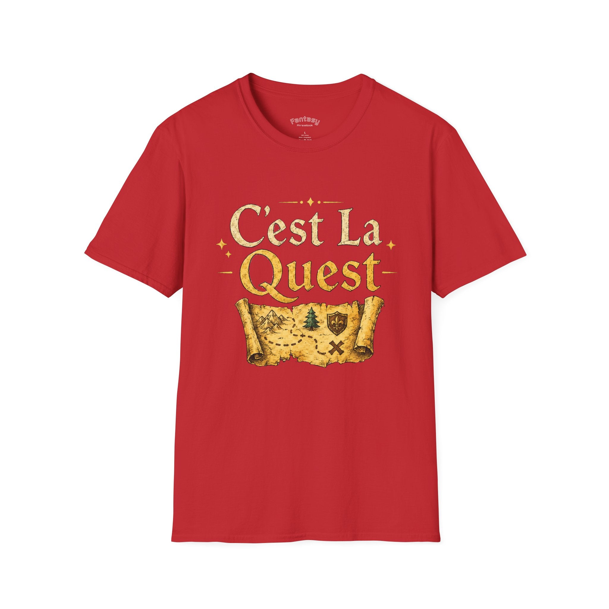 C'est La Quest T-Shirt | RPG Map Treasure Design