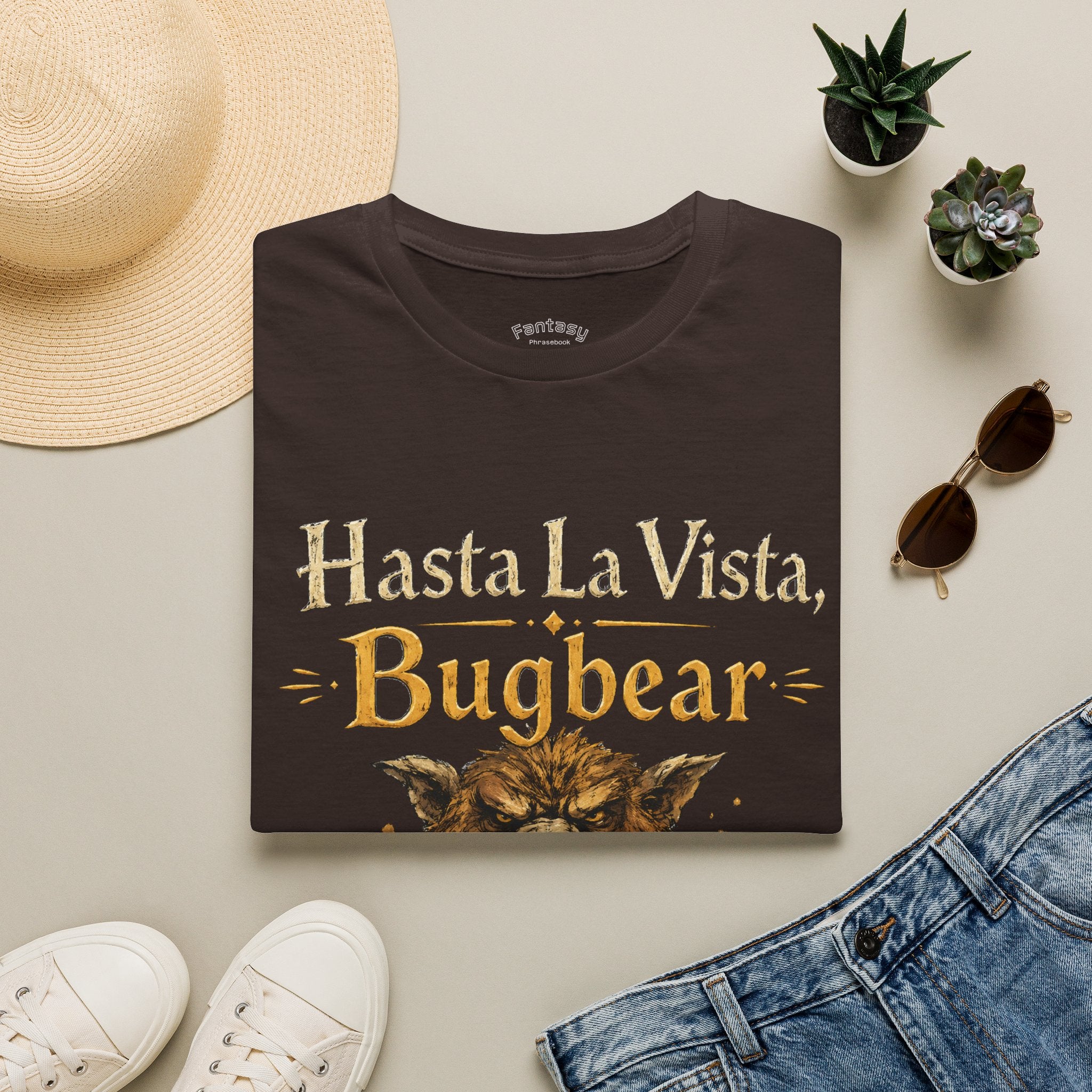 Hasta La Vista Bugbear T-Shirt | Fantasy Monster RPG Tee