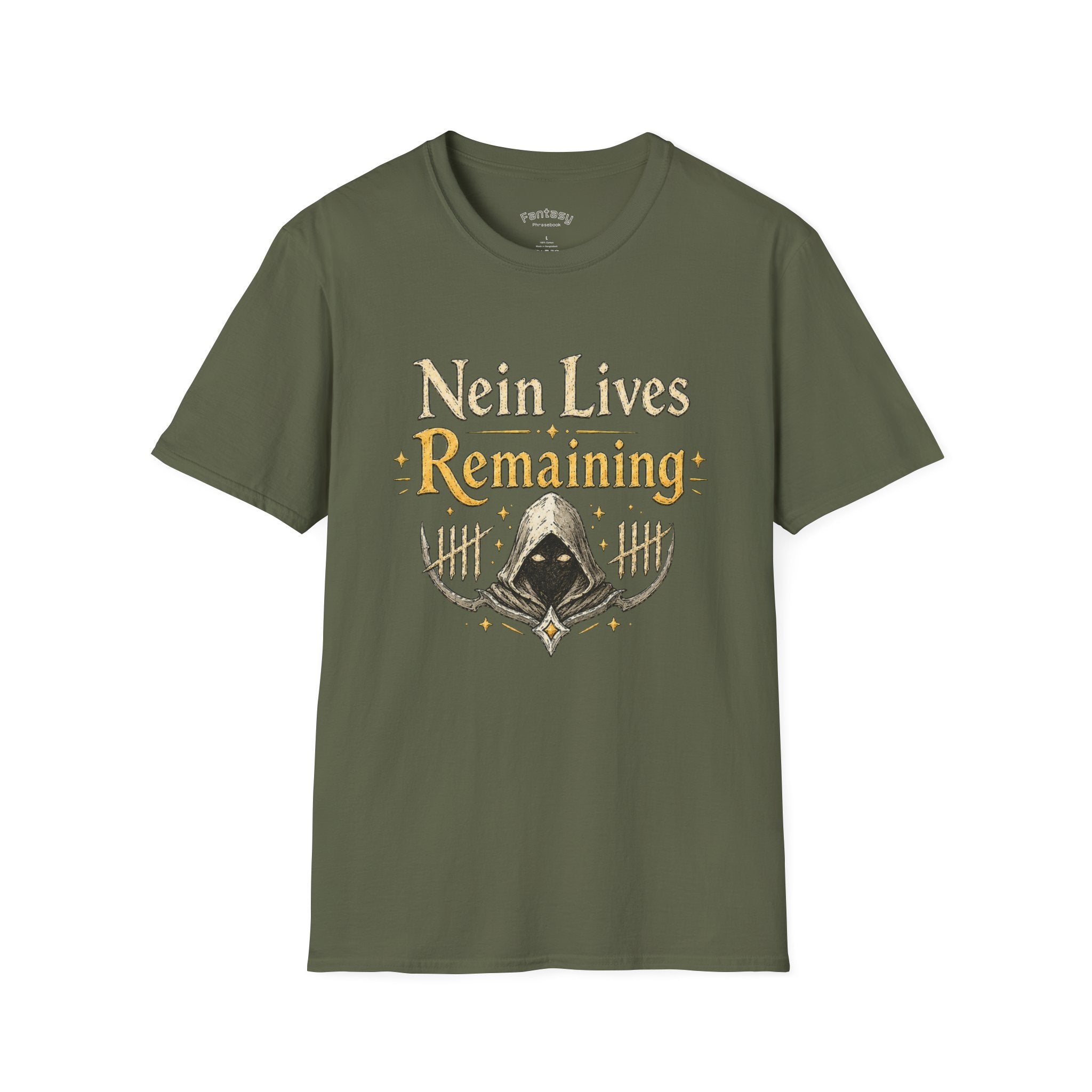 Nein Lives Remaining T-Shirt | Funny German Wordplay