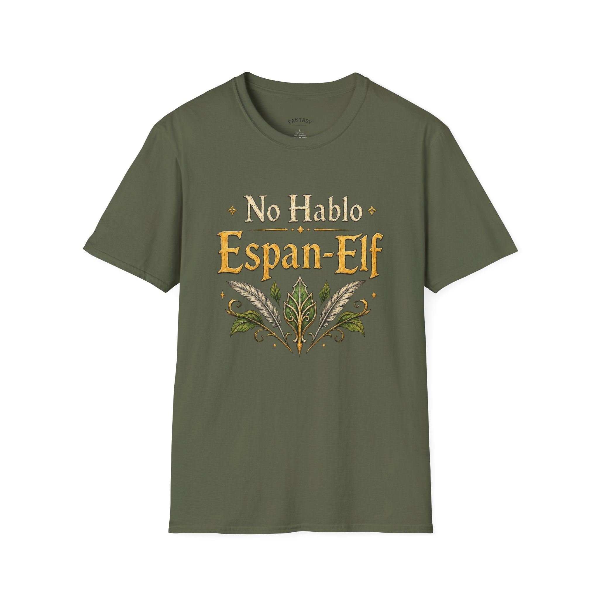 No Hablo Espan-Elf T-Shirt | Elf Fantasy Quote Tee