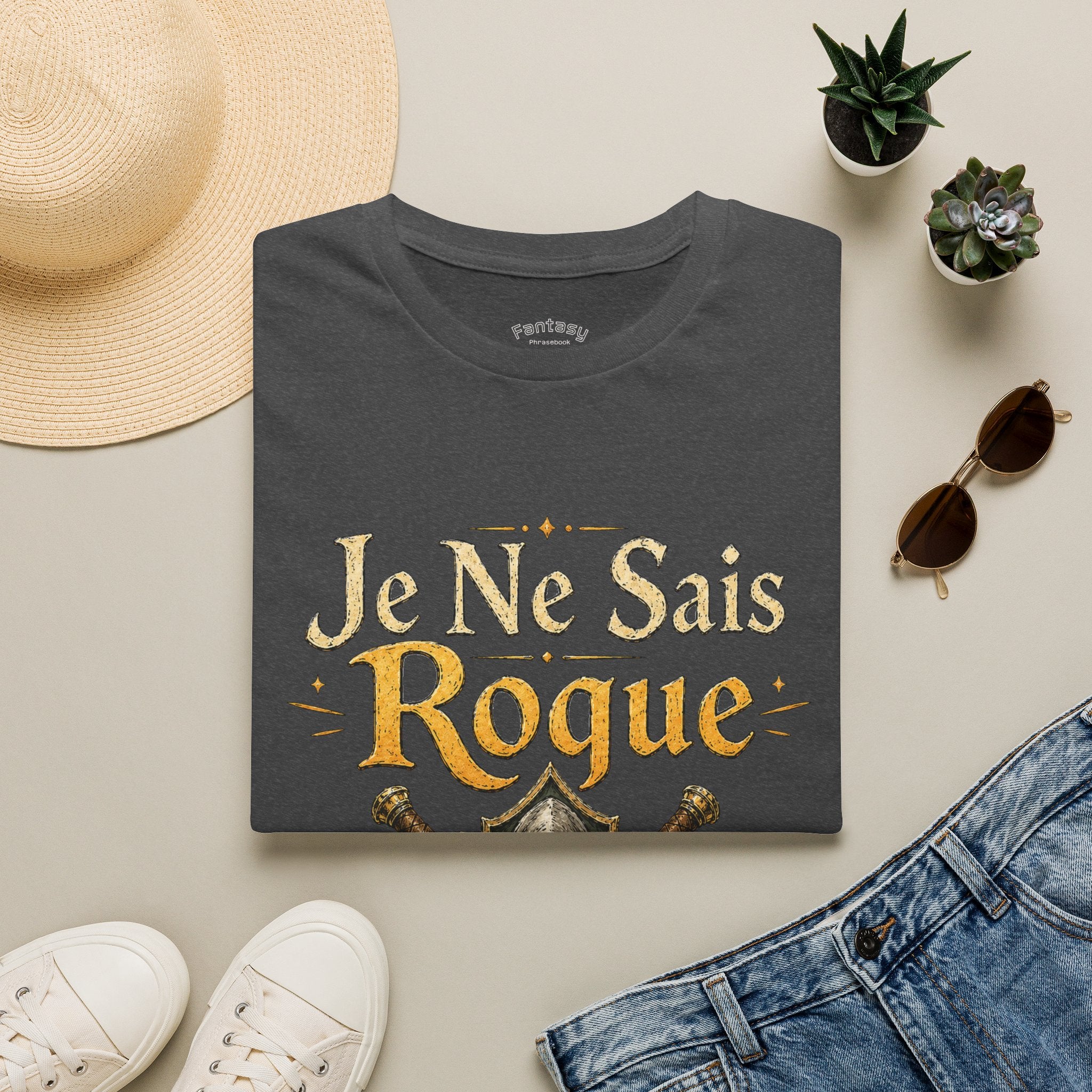 Je Ne Sais Rogue T-Shirt | Rogue Gaming Class Typography