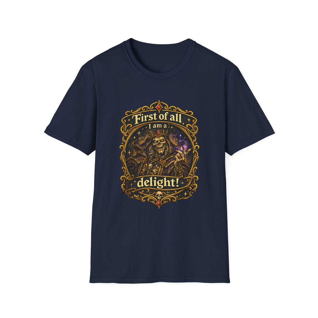 “First of All I Am a Delight” Fantasy Graphic Tee