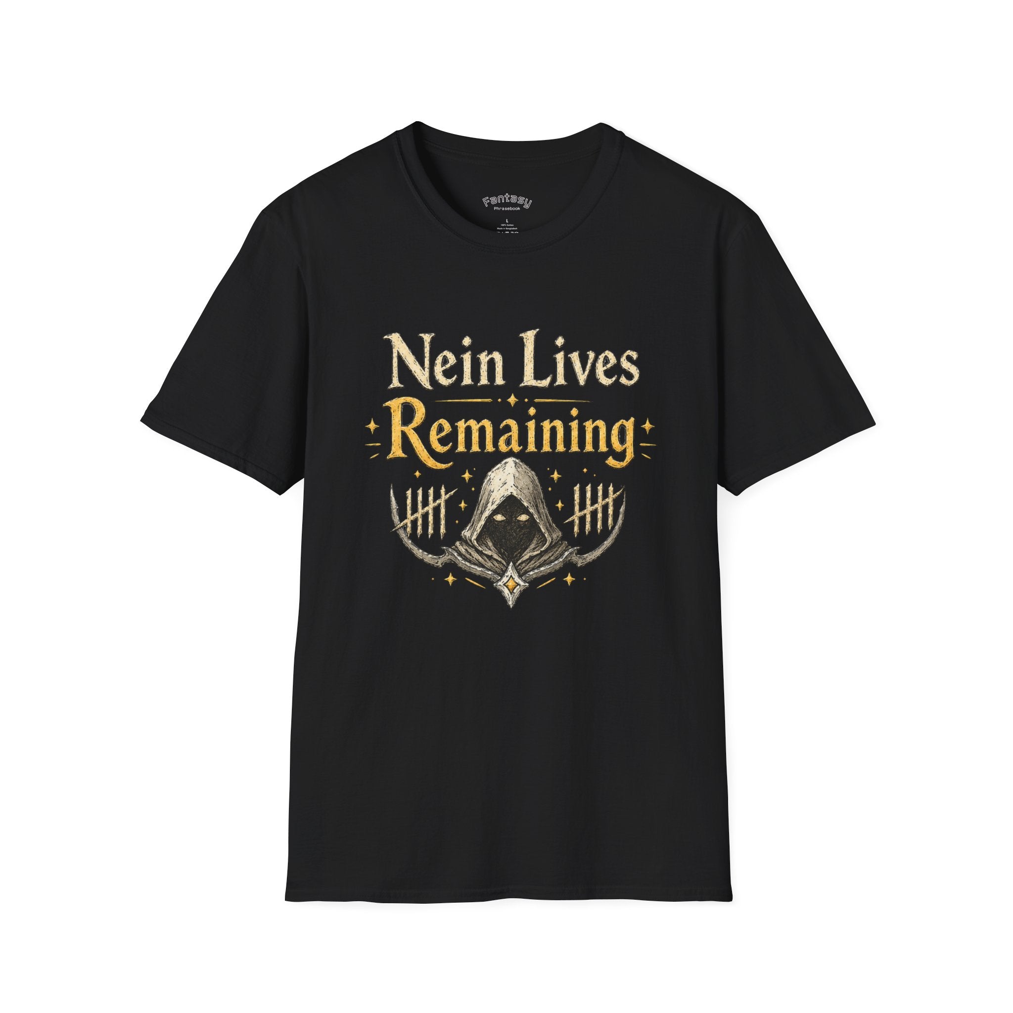 Nein Lives Remaining T-Shirt | Funny German Wordplay