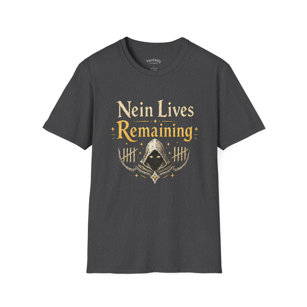 Nein Lives Remaining T-Shirt | Funny German Wordplay