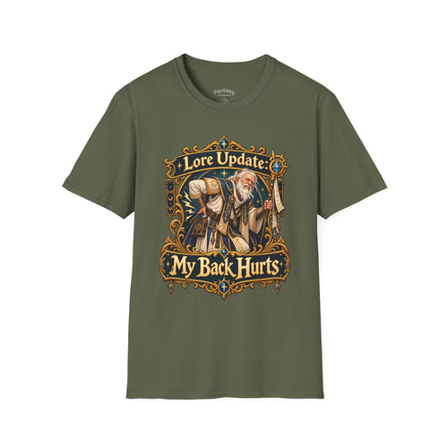 Lore Update My Back Hurts - Fantasy TTRPG Adventure T-Shirt