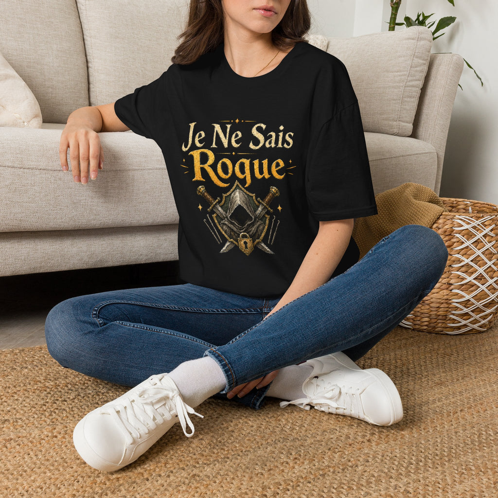 Je Ne Sais Rogue T-Shirt | Rogue Gaming Class Typography