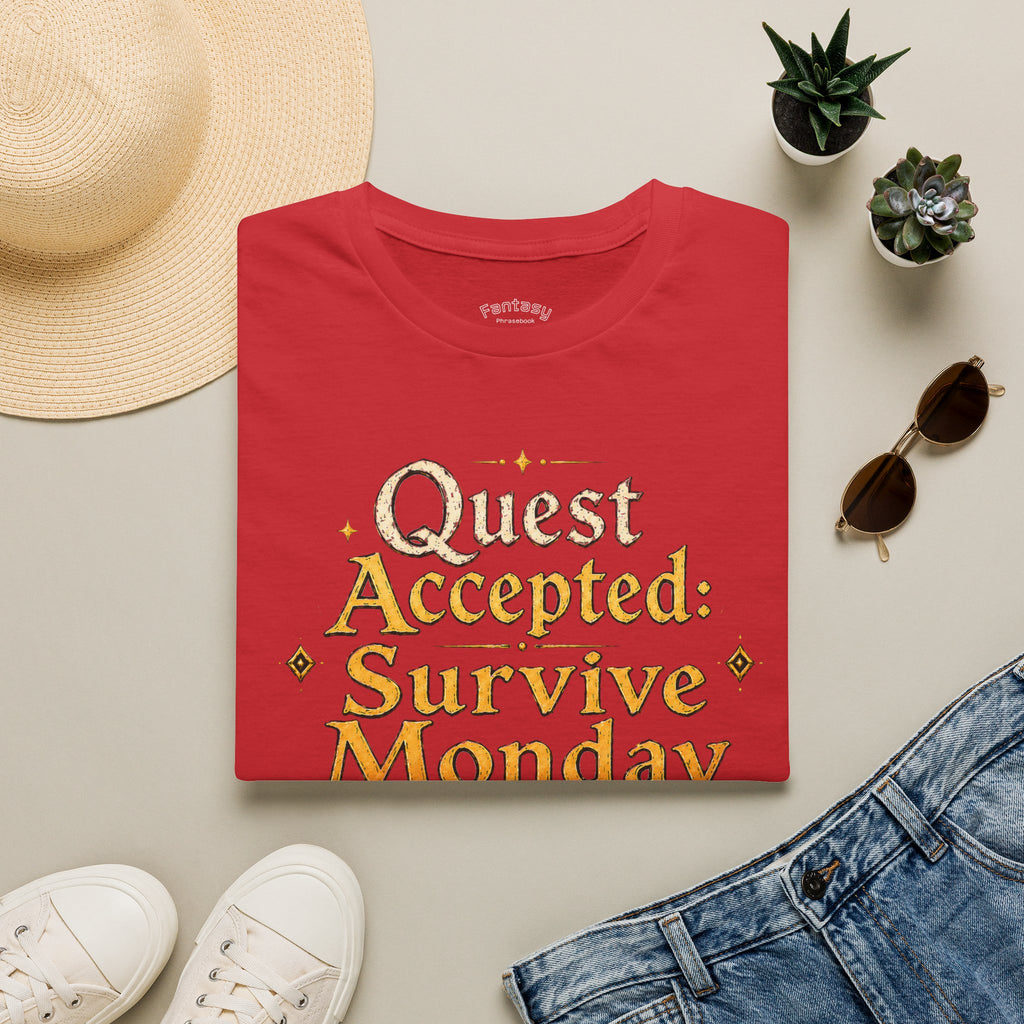 Quest Accepted: Survive Monday T‑Shirt